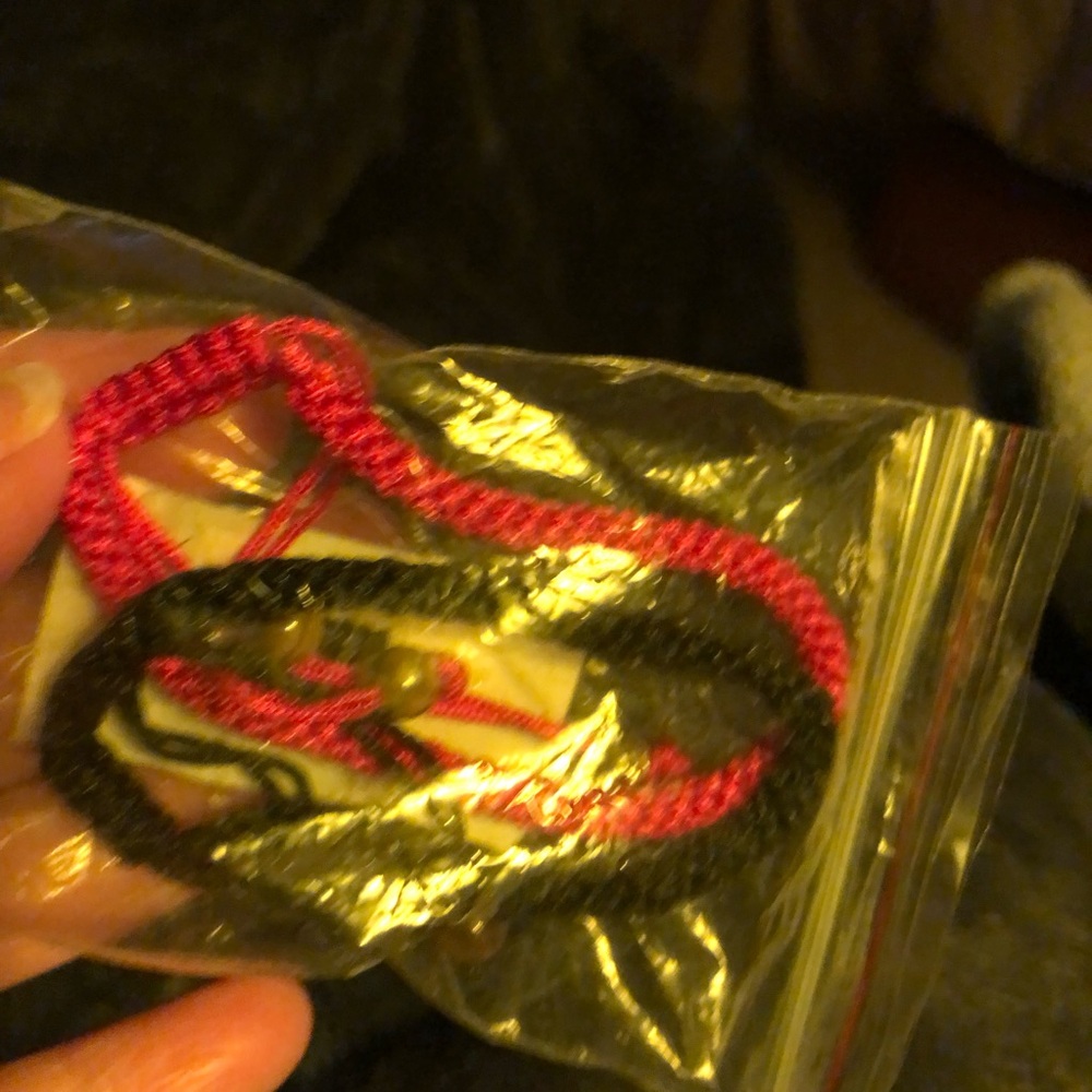 Handcrafted Red and Black Braided Tibetan thread Buddhist Bracelets
